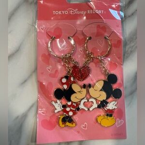 Disney Tokyo Resort Mickey & Minnie Keychains